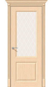 Межкомнатная дверь Статус-13, со стеклом, цвет БелДуб Межкомнатная дверь Статус-13, со стеклом, цвет БелДуб