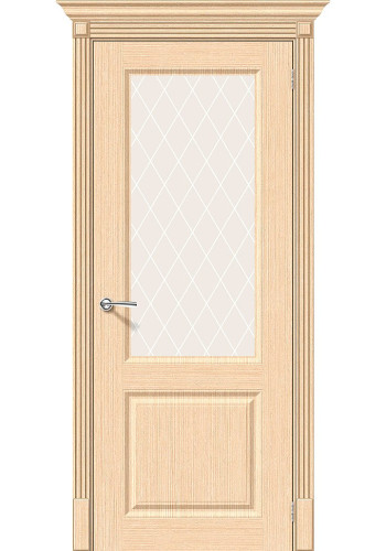 Межкомнатная дверь Статус-13, со стеклом, цвет БелДуб Межкомнатная дверь Статус-13, со стеклом, цвет БелДуб