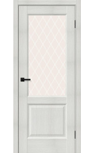 Межкомнатная дверь Неоклассик-33, со стеклом, цвет Bianco Veralinga Межкомнатная дверь Неоклассик-33, со стеклом, цвет Bianco Veralinga