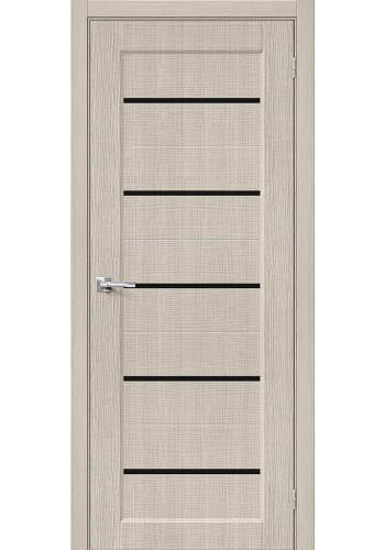 Межкомнатная дверь Мода-22 Black Line, цвет Cream Melinga