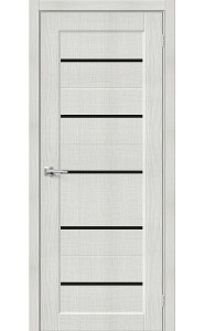 Межкомнатная дверь Мода-22 Black Line, цвет Bianco Melinga Межкомнатная дверь Мода-22 Black Line, цвет Bianco Melinga