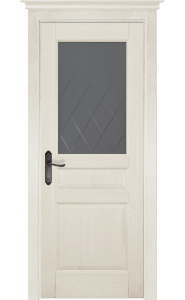 Дверь Валенсия Слоновая кость со стеклом брашированная Дверь Валенсия Слоновая кость со стеклом брашированная